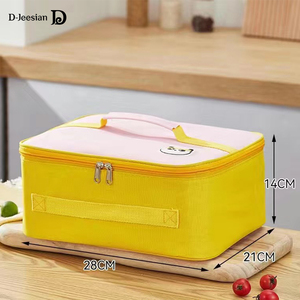 Bolsas enfriadoras de aislamiento de almuerzo pequeñas de <span class=keywords><strong>insulina</strong></span> plegables de diseño personalizado para preparación de comidas recicladas - Product Image 6