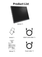 Moniteur portable IPS 10,5 pouces 1280P 100% sRGB 15:10 à faible lumière bleue pour PS4/5 Switch Téléphone portable PC Ordinateur portable