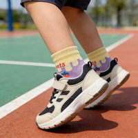 Chaussettes pour enfants fabriquées en usine, douces, tricotées, respirantes, avec logo personnalisé, design mignon, multicolores, amusantes pour les enfants