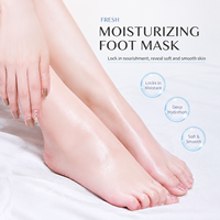 Sarung Kaki Plastik PE Sekali Pakai, Tebal, Anti Pecah-Pecah, Melembapkan, Pelindung untuk Mandi, Mencoba Sepatu, Salon Kecantikan
