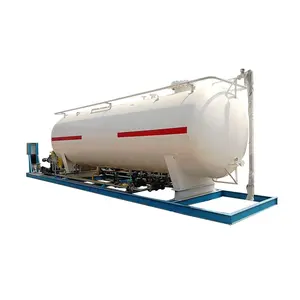 Máquina de enchimento 10m3 gás lpg, planta ou lpg, máquina de enchimento do cilindro do gás e 10m3 lpg estação do tanque de armazenamento