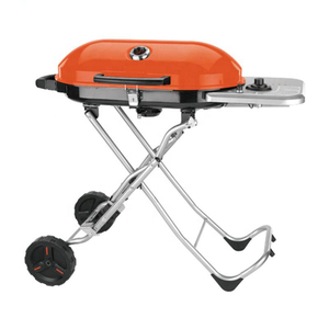 Portable Foldable <strong>Propane</strong> Grill <strong>Griddle</strong> Metal Gas Barbecue with Trolley for <strong>Camping</strong> Outdoor Folding BBQ Grills - Product Image 6