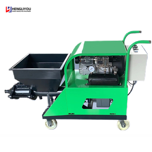 Pulvérisateur de mortier haute performance 4KW 7.5KW 9KW, machine à projeter le plâtre mural avec trémie de 100L - Product Image 3