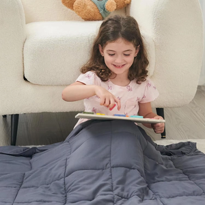 Vente en gros de perles de verre haut de gamme Remplissage pour enfants <span class=keywords><strong>Couverture</strong></span> <span class=keywords><strong>lestée</strong></span> en tissu de coton <span class=keywords><strong>Couverture</strong></span> lourde Soulagement de l'anxiété <span class=keywords><strong>Couverture</strong></span> par gravité - Product Image 5