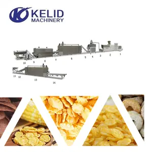 Linea di produzione di cereali per la colazione macchina per la produzione di cereali anelli di frutta per la colazione cereali macchine