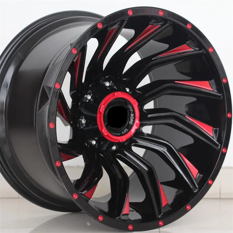 Flrocky高品質20*12インチリム6X139.7オフロードホイール乗用車合金ホイール