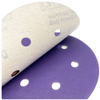 Disque abrasif en velcro en céramique violette efficace pour le décapage de peinture