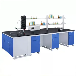 Hot Sale High Quality Stainless Steel Wooden Laboratory Bench For Chemistry Lab