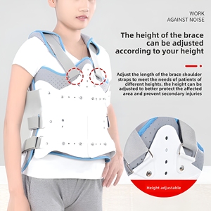 JIAYAO Fissatore Toracolombare Regolabile, Supporto <span class=keywords><strong>Lombare</strong></span> Traspirante con Chiusura a Strappo Rinforzata, Leggero - Product Image 2