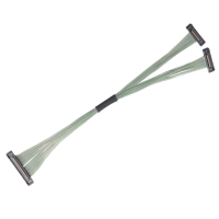 IPPEX 20380-R35T-16 Mikro-Koaxialkabel Kupferkern PVC-Mantel 0,4mm Abstand # 38- # 46 AWG Steckverbinder 20380 für Elektronische Anwendungen