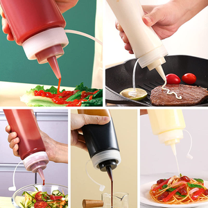 Squeeze Sauce Bottle Quantitative Herb & <b>Spice</b> Tools for Jam Tomato Salad Dressing - Product Image 6