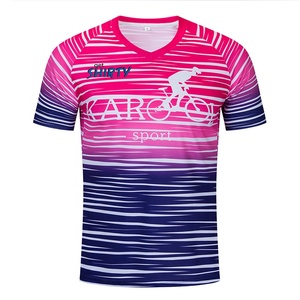 Femmes Manches Courtes Bonne Évacuation de L'humidité Tissus Respirant Chemise De Course - Product Image 1
