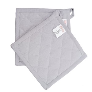 CHOU LINE - COPRIPIATTI IN COTONE QUILTED 18X18 CM ICE - Product Image 1