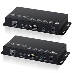 Extender KVM <span class=keywords><strong>HDMI</strong></span> 4K60Hz de haute qualité sur câble Cat6 120M 4K YUV444 Extender KVM <span class=keywords><strong>HDMI</strong></span> USB2.0 - Product Image 1