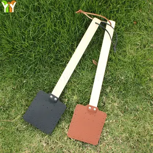 New Stocked Handmade Leather Flyswatter PU Leather Fly Swatter Amish Flyswatter Gift for Men