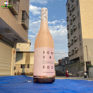 Botella de champán inflable Airfun a buen precio, botella de vino inflable publicitaria a la venta - Product Image 3
