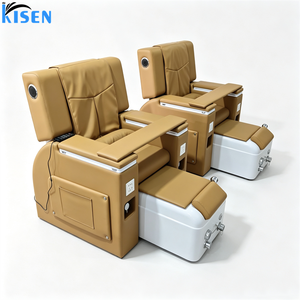Sillones de Pedicura Profesionales con Sistema de Vaporización, Sillón de Pedicura de Lujo para Salón de Uñas, Sillón de Pedicura y Manicura con Masaje y Luz Eléctrica - Product Image 1