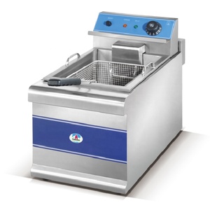 HEF-82 Hochwertige Edelstahl-Hähnchen-Elektrofritteuse mit Doppelkorb - Product Image 4