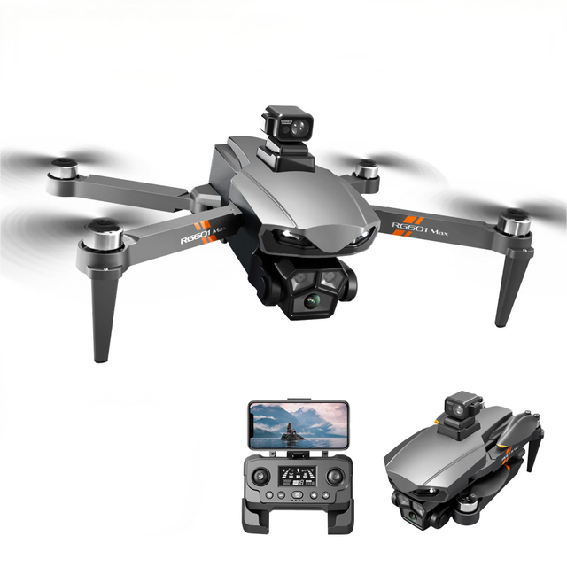 8K Camera Beginner Drones Plastic GPS Brushless RC Remote Control Quadcopter with Optical Flowing 25mins