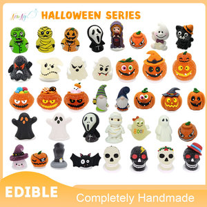 Decoraciones Comestibles <span class=keywords><strong>de</strong></span> Gelatina y Azúcar para Pasteles, con Forma <span class=keywords><strong>de</strong></span> Sombrero 3D <span class=keywords><strong>de</strong></span> Halloween, No Tóxicas, Seguras para Alimentos, Personalizadas por el Fabricante - Product Image 2