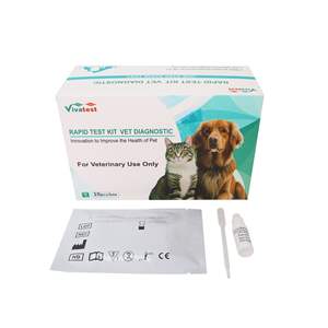 Kit de test rapide Vivatest Feline FELV FIV, 10 pièces, bandelettes de détection d'anticorps pour chats, diagnostic vétérinaire, certifié CE - Product Image 2