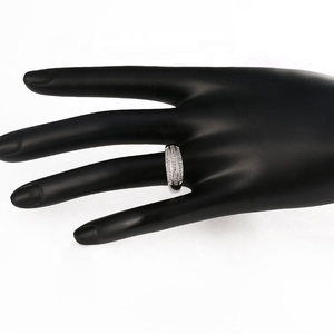 Anillos de Compromiso y Matrimonio de Circonita Cúbica AAA de Guangzhou Exotic Custom Jewelry, Estilo Argentino Simple y Moderno, Precios Económicos - Product Image 6