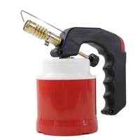 Réchaud de Soudage au Butane 190g, Compact et Portable pour Camping Extérieur, avec Flamme Jet, Allumeur et Brûleur, Complet avec Souffleur Laser