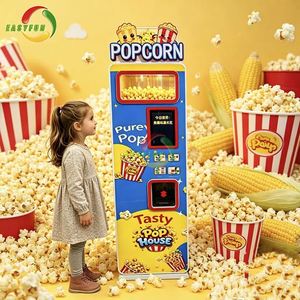 New Design Hot Sale Coin Operated Full Automatic <b>Popcorn</b> Vending <b>Machine</b> for Sale - Product Image 6