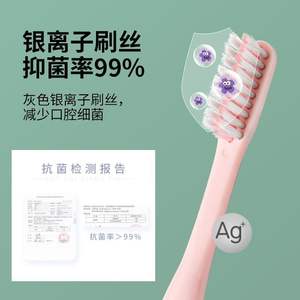 Brosse à dents orthodontique sur mesure pour adultes et adolescents, avec des poils souples en forme de U, ions argent, boîte de brosse à dents pour hôtels - Product Image 6