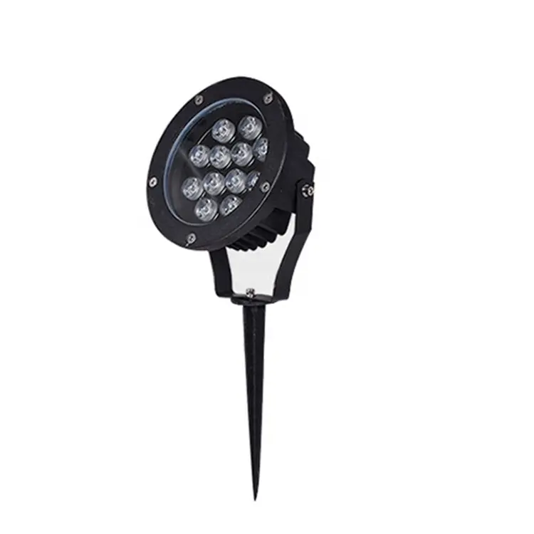 Imperméable IP67 110V 220V extérieur led lampe de jardin blanc chaud froid rvb lampes de jardin à pointes