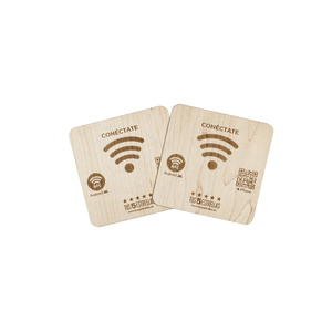 Étiquette d'affichage GSC 13,56 MHz RFID NFC sans contact en bois, étanche et résistante aux intempéries - Product Image 5
