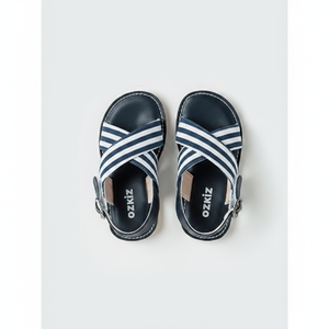 OZKIZ Korean Style Blue <b>Sandals</b> for Boys 2-7 Years Breathable Open Toe Design Kids Summer Fashion Wholesale - Product Image 2