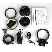 Tachometer Motor Stepper untuk mobil balap, Defi A1 pengukur 3.75 inci 80mm 7 warna 0-11000 dengan lampu Shift untuk mobil Universal 12v
