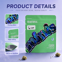 Pochette flexible personnalisée OEM ODM avec logo, finition mate, emballage thermoscellé, sac en Mylar personnalisé