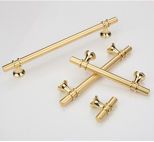 Black and <strong>Gold</strong> Two-Tone Furniture Handle Luxury Electroplated Cabinet Pull for Wardrobe Cupboard Drawer - Product Image 3
