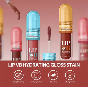 Wholesale Vitamin <strong>B</strong> Moisturizing Glossy <strong>Lip</strong> Glaze Long Lasting Hydration Pigmented <strong>Lip</strong> Tint Makeup <strong>Lip</strong> Gloss