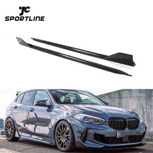 Faldas laterales de fibra de carbono para coche, F40, para BMW <span class=keywords><strong>118i</strong></span>, M135i, <span class=keywords><strong>M</strong></span> <span class=keywords><strong>Sport</strong></span>, Hatchback, 4 puertas, 2020- 2022 - Product Image 1