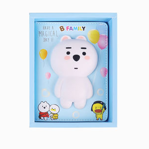 Carnet de notes anti-stress en PU à motif de dessin animé d'animaux mignons et moelleux - Product Image 4