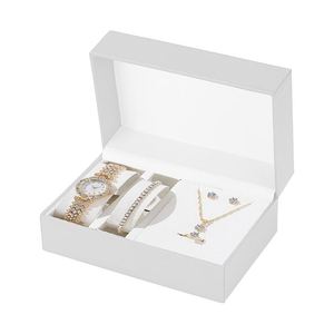 Luxury Jewellery Gift Box Set 5 Pieces Fashion Women <b>Necklace</b> Gift Set for Girl with <b>Watch</b> - Product Image 1