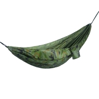 OEM/ODM personnalisé 210T hamac imprimé en nylon double camping balançoire extérieure hamac suspendu pour voyage randonnée plage loisirs
