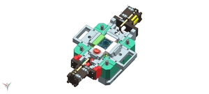 OEM ODM <span class=keywords><strong>ADC12</strong></span>铝压铸模具，带模流分析和工业齿轮箱法兰盖原型组装 - Product Image 6