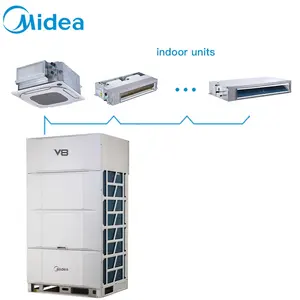 Midea Aircon Industrial Airconditioner 50KW Smart Residential Central Air Conditioning Vrf Central Air Condition System Price