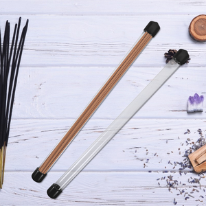 6 pièces <span class=keywords><strong>de</strong></span> stockage <span class=keywords><strong>de</strong></span> tube <span class=keywords><strong>de</strong></span> bois d'agar rond transparent transparent avec couvercle porte-perles <span class=keywords><strong>de</strong></span> manchons <span class=keywords><strong>de</strong></span> câble portables - Product Image 3