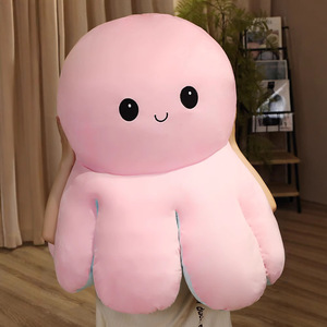 Juguete de peluche de pulpo Reversible de alta calidad, Animal de peluche con tapa emocional Unisex para ocasiones de cumpleaños, venta al por mayor de fábrica - Product Image 4