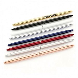 Office Stationery Slim Ballpoint <b>Pen</b> Rose <b>Gold</b> Metal Ball <b>Pen</b> Luxury Twist Thin Ball Point <b>Pen</b> With Custom Logo for Gifts - Product Image 1