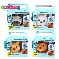 Ensemble de jouets en peluche télécommandés pour bébés, appareil télécommandé, marche à infrarouge, animaux, jouet mignon, nouveauté