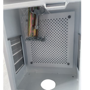 Boîtier <span class=keywords><strong>de</strong></span> prise électrique industrielle IP65 étanche pour l'extérieur, armoire réseau sur pied à montage mural - Product Image 4