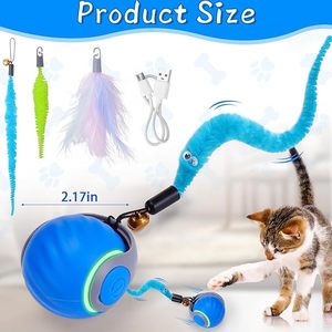 USB-Aufladbarer Elektrischer Katzen-Laser-Tumbler, Neues Interaktives Intelligentes Haustier-Spielzeug für Katzen, Moderner Stil für Innenräume - Product Image 4