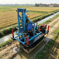 Plateforme de forage de puits portable pour l'approvisionnement en eau rural et les travaux de prospection géologique