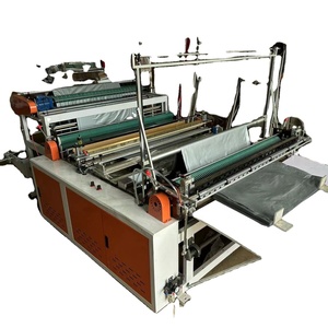 Automatische Kunststoff-Polyethylen/PE /Poly-Shopping-T-Shirt-Taschen herstellungs maschine Hochgeschwindigkeits-Einkaufstaschen-Herstellungs maschine aus Polyethylen - Product Image 1